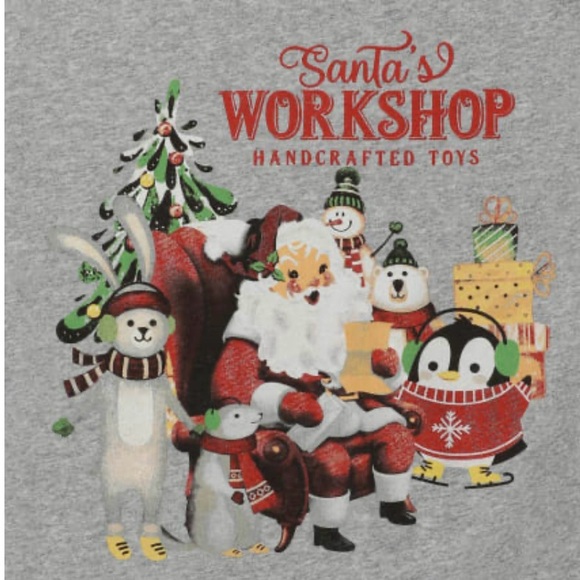 NWT-Unisex-Santa’s Workshop-Graphic T Shirt-Sz M - Picture 3 of 5